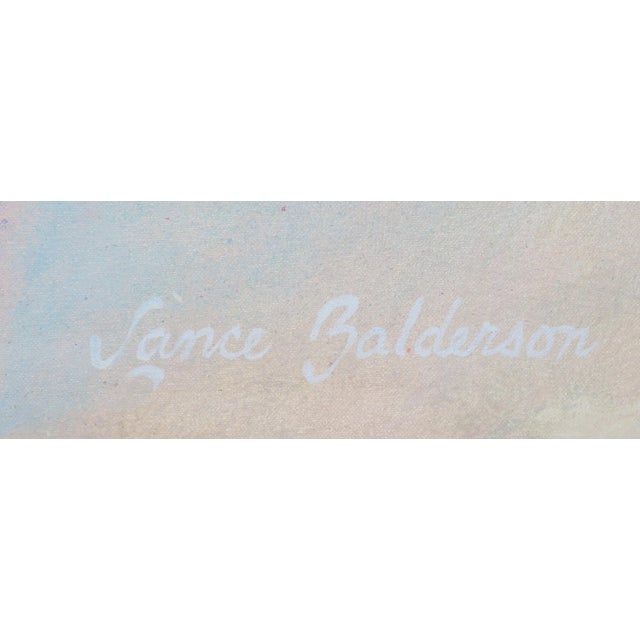 Artist: Lance Balderson, American Title: Untitled - Abstract Composition Medium: Oil on Canvas, signed l.r. Size: 40.5 x...