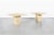 Vintage Italian Modern Travertine Side Tables, 1980s For Sale In Los Angeles - Image 6 of 11
