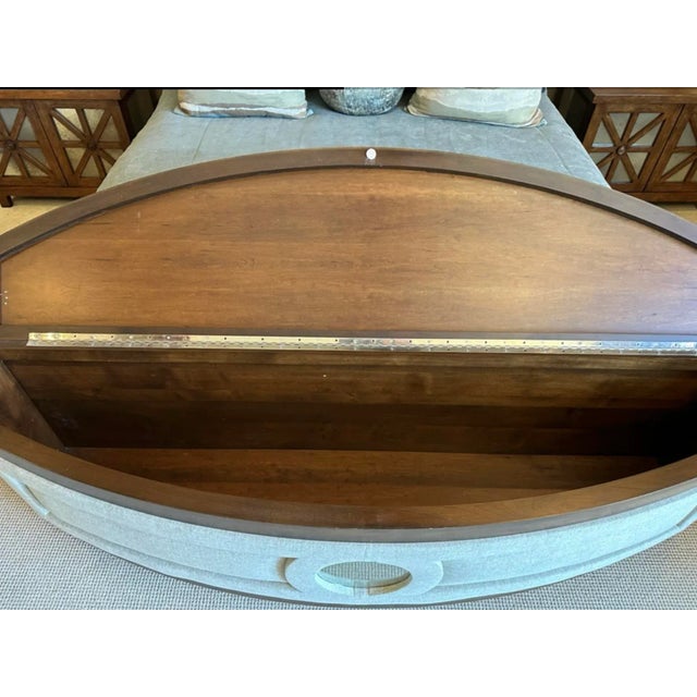 Modern Stunning Designer Cal King Bed For Sale - Image 3 of 5