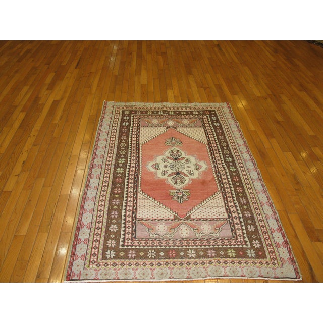 Vintage Handmade Rug 3'5" X 5'6" Chairish