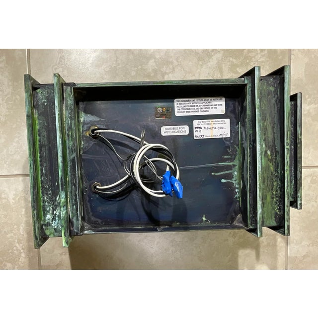 Handcrafted Solid Brass Wall Lantern For Sale - Image 11 of 11