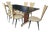 Dining Table and Chairs by Umberto Mascagni, Italy, 1950s, Set of 7 For Sale