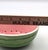 Vintage Pier 1 Japanese Watermelon Ceramic Serving Bowls -Set of 2 For Sale - Image 4 of 7