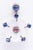 An unusual pair of carved crystal earrings in a floral motif. Features a cabochon pink tourmaline center bordered with...