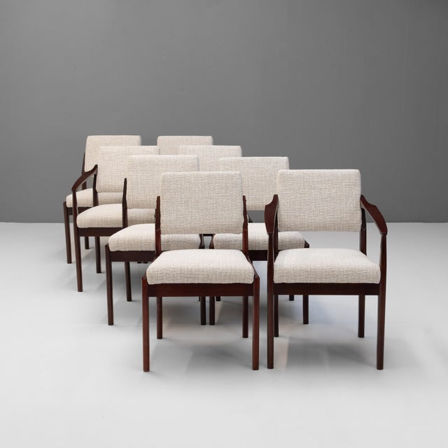 Mid-Century Modern Dining Chairs, 1960, Set of 8 For Sale - Image 14 of 14