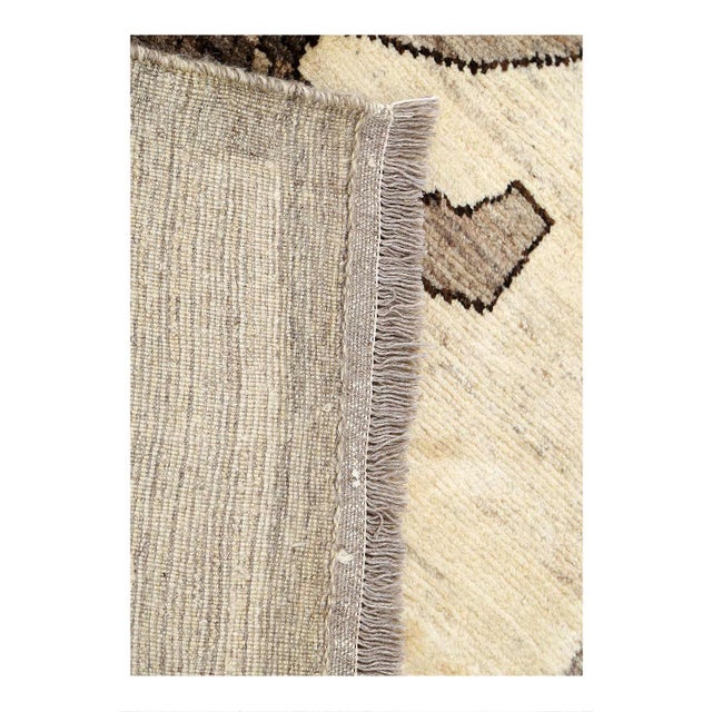 Traditional Pasargad DC Handmade Gabbeh Pictorial Lion Accent Rug For Sale - Image 3 of 3