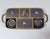 Chinoiserie Late 19th Century Chinese Qing Cloisonné Opium Tray With Original Burner, Foo Dog Covers & Six Dishes For Sale - Image 3 of 11