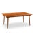 Hans J. Wegner for Andreas Tuck at-312 Mid Century Danish Teak and Oak Hidden Leaf Dining Table For Sale In Chicago - Image 6 of 10