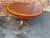 Late 20th Century Vintage George III Style Brass Marquetry Burlwood Breakfast Table For Sale In Washington DC - Image 6 of 10
