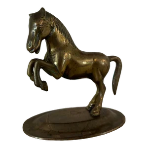 Vintage English Brass Horse