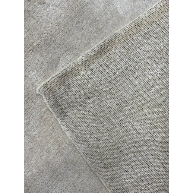 Rh Malta Linen Rug – 10' × 14' 100% Linen | Hand-Loomed Luxury Construction | Rare Rh Collection For Sale - Image 13 of 18