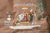 Metal Vintage Drapery Curtain Panels- Group of Four For Sale - Image 7 of 10