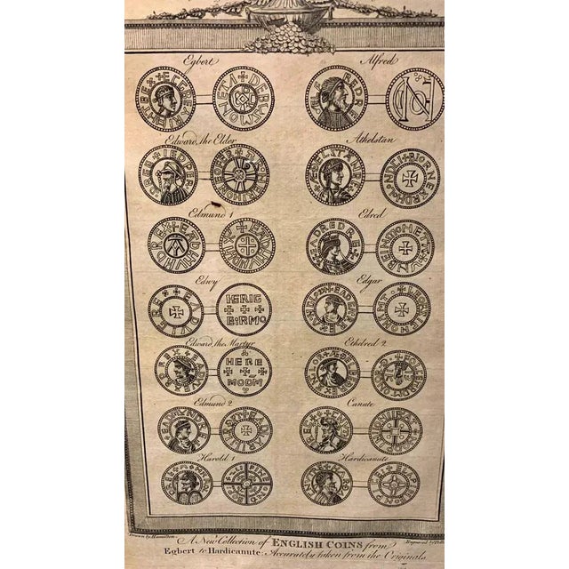 English Artist, New Collection of English Coins, 19th Century, Print, Framed For Sale - Image 3 of 6