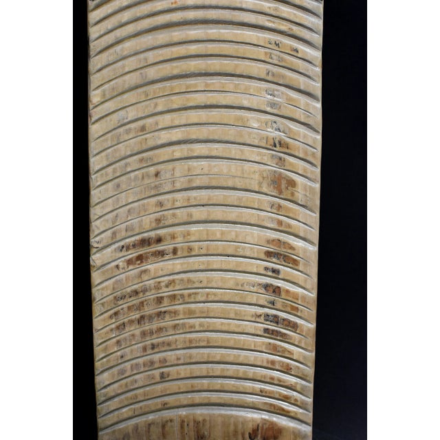 Tribal Antique Hand Painted Washboard For Sale - Image 3 of 12