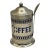Mid 20th Century Hammer Finished Silverplate Coffee Canister For Sale
