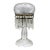 Antique American Brilliant Period Cut Glass Mushroom Lamp With Crystal Prisms For Sale