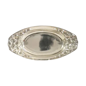 Antique Art Nouveau Pewter Bread Bowl from Kayser, 1900s