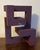 Purple David Seccombe (New York City 1930 - 2022) Mid-Century Modernist Abstract Paint Decorated Wood Table Sculpture Circa 1960 For Sale - Image 8 of 18
