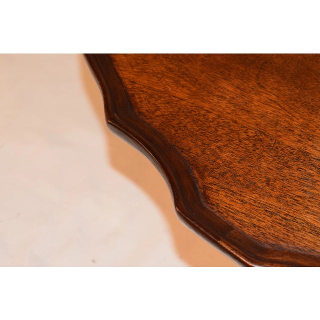 19th C. Mahogany Lazy Susan Stand For Sale In Greensboro - Image 6 of 7
