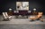 A striking pair of Brazilian modernist armchairs designed by the Swiss-born designer John Graz, whose multidisciplinary...