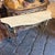 1950s Mid-Century Modern Yellow Marble and Brass Italian Console For Sale - Image 6 of 10