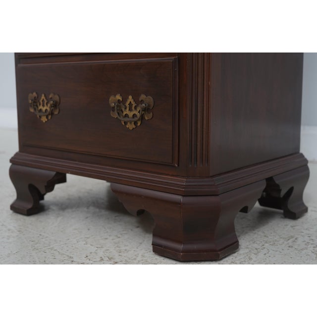 Ethan Allen Georgian Court Cherry Lingerie Chest For Sale - Image 9 of 16
