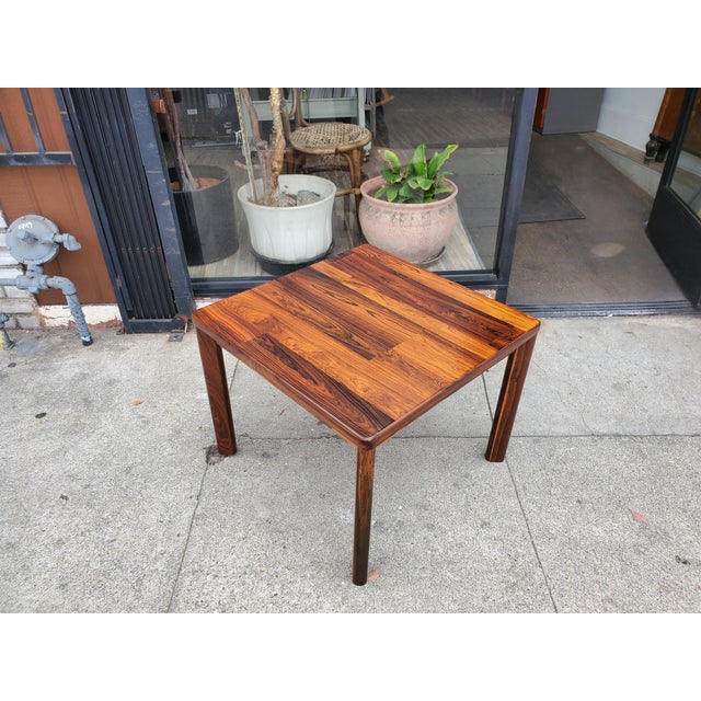 1980s Rosewood Side Table For Sale In Los Angeles - Image 6 of 12