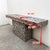 Vintage 1980s Postmodern Memphis Pedestal Console Entryway Table For Sale - Image 9 of 11