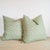 Not Yet Made - Made To Order Schumacher Leonie Vermicelli Pillows in Leaf - Double Sided Pair For Sale - Image 5 of 7