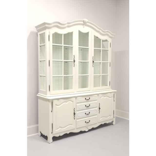 Ethan Allen French Country Ivory Painted China Cabinet ...