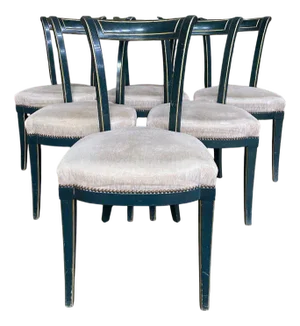 Louis XVI Chairs by Maurice Hirch, Set of 6