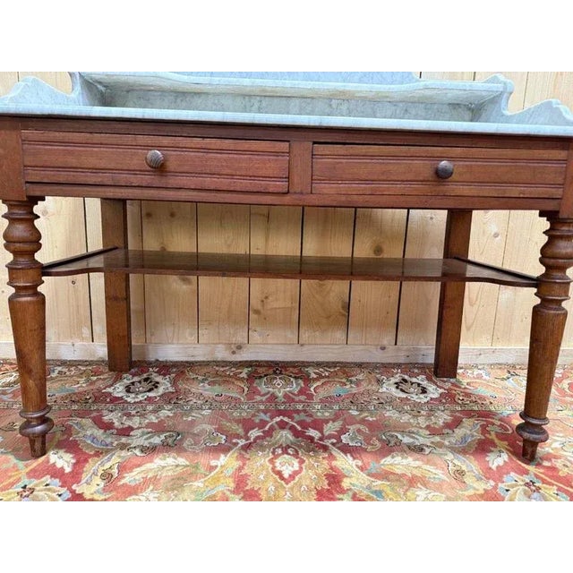 Large Louis Philippe Dressing Table or Dressing Table For Sale - Image 5 of 8