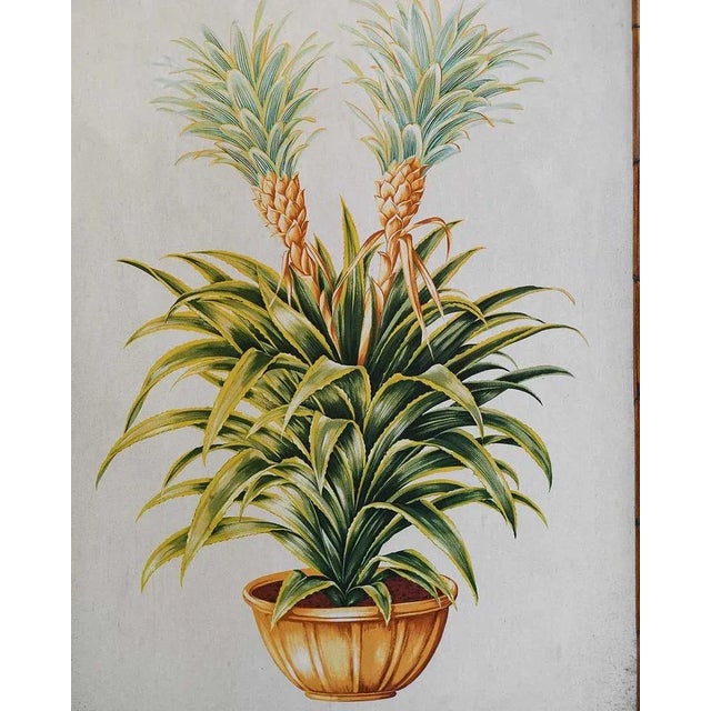 Mid-Century Tapestry with Rush Structure, in Good conditions. Designed 1980 to 1989