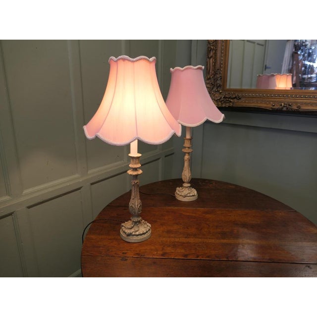 Rococo Mid-Century Modern Table Lamps, 1970, Set of 2 For Sale - Image 3 of 8