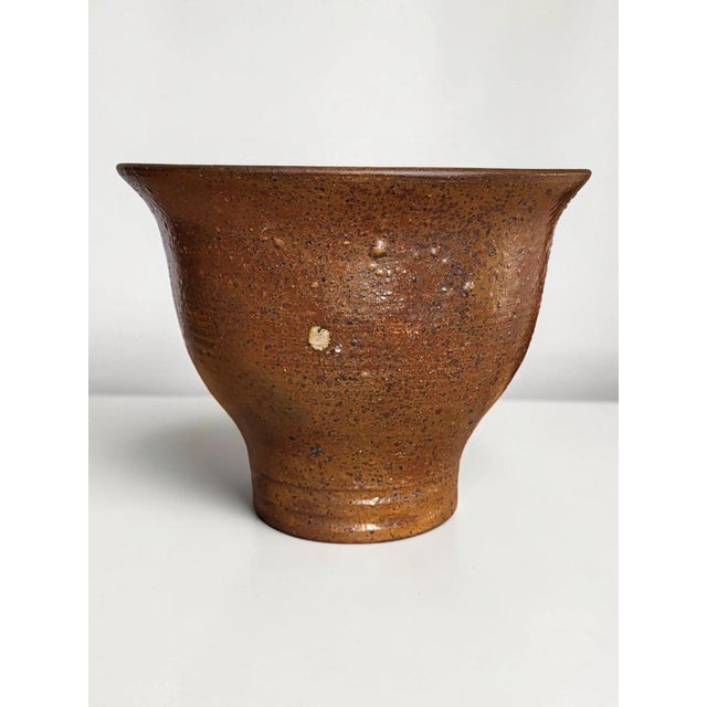 Pyrite Stoneware Salad Bowl by Jacky Coville, 1970 For Sale - Image 4 of 10