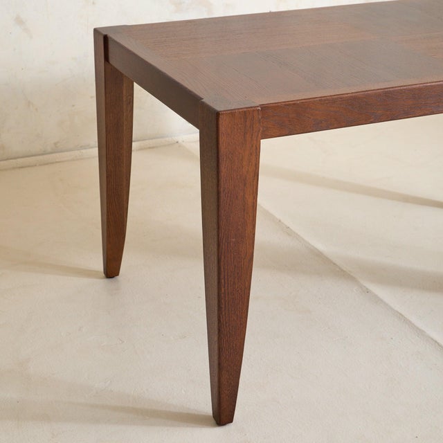 Wood Vintage French Oak Rectangular Dining Table For Sale - Image 7 of 11