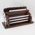 Exceptional French Art Deco Desk Accessory in Macassar, Chrome, and Lucite, circa 1940 A rare and refined embodiment of...