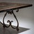 Large Dining Table on Wrought Iron Base For Sale - Image 4 of 9