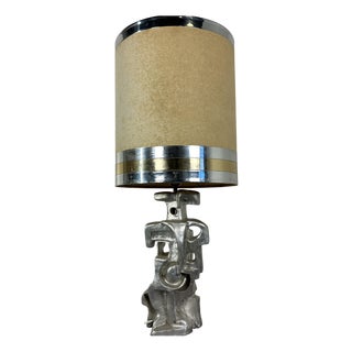 Brutalist Table Lamp, 1960s For Sale