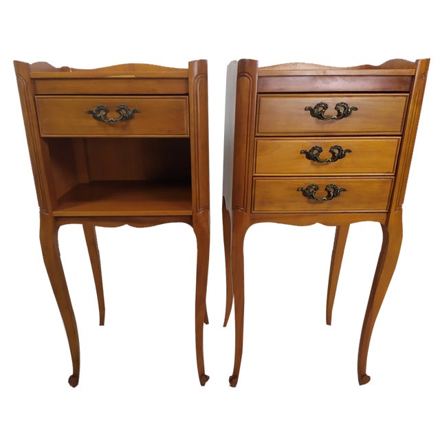 Louis XV Nightstands, 1970s, Set of 2 For Sale