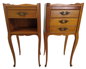 Louis XV Nightstands, 1970s, Set of 2