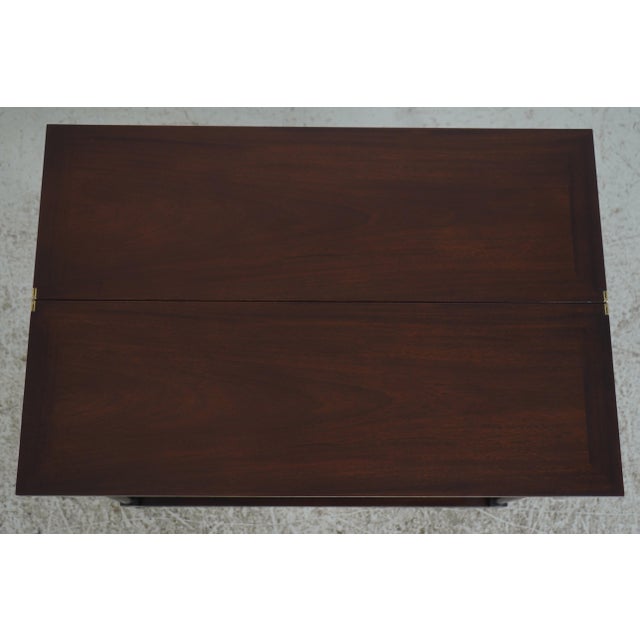 Stickley Cw-141 Colonial Williamsburg Mahogany Hall Table For Sale - Image 14 of 16