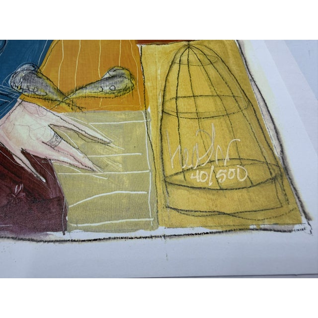 Orange Petals — Signed and Numbered Limited Edition Figurative Art Print, 40/500 For Sale - Image 15 of 18