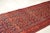 Vintage Fruit Punch, Charcoal & Indigo Runner Rug , 4.2 x 13.4 For Sale In Milwaukee - Image 6 of 11