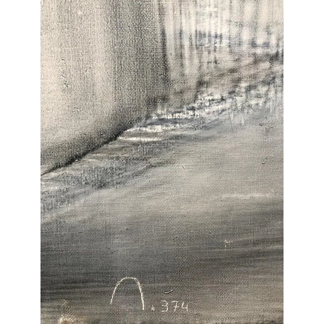 Modern Pierre Montant, Characters 3, Oil on Canvas, Framed For Sale - Image 3 of 11