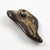 Contemporary Pellini Modernist Brooch Brown Swirl Resin and Black Pearl For Sale - Image 3 of 10