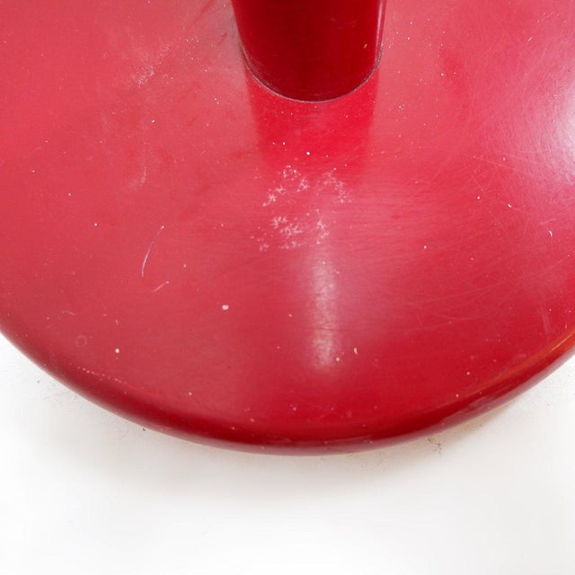 Space Age Floor Lamp with Dark Red Shade, 1970s For Sale - Image 14 of 16