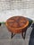 Beautiful Vintage Wooden Round Side Table / Accent Table with Drawers Elegant vintage-style wooden accent table featuring...