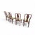Antique English Carved Mahogany Dining Chairs, 1880s, Set of 4 For Sale - Image 12 of 13