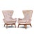 Mid-Century Modern Adrian Pearsall for Craft Associates 2231-C Mid Century Walnut Wingback Lounge Chairs - Pair For Sale - Image 3 of 12
